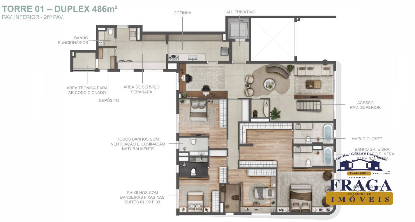 Apartamento, 4 quartos, 486 m² - Foto 4